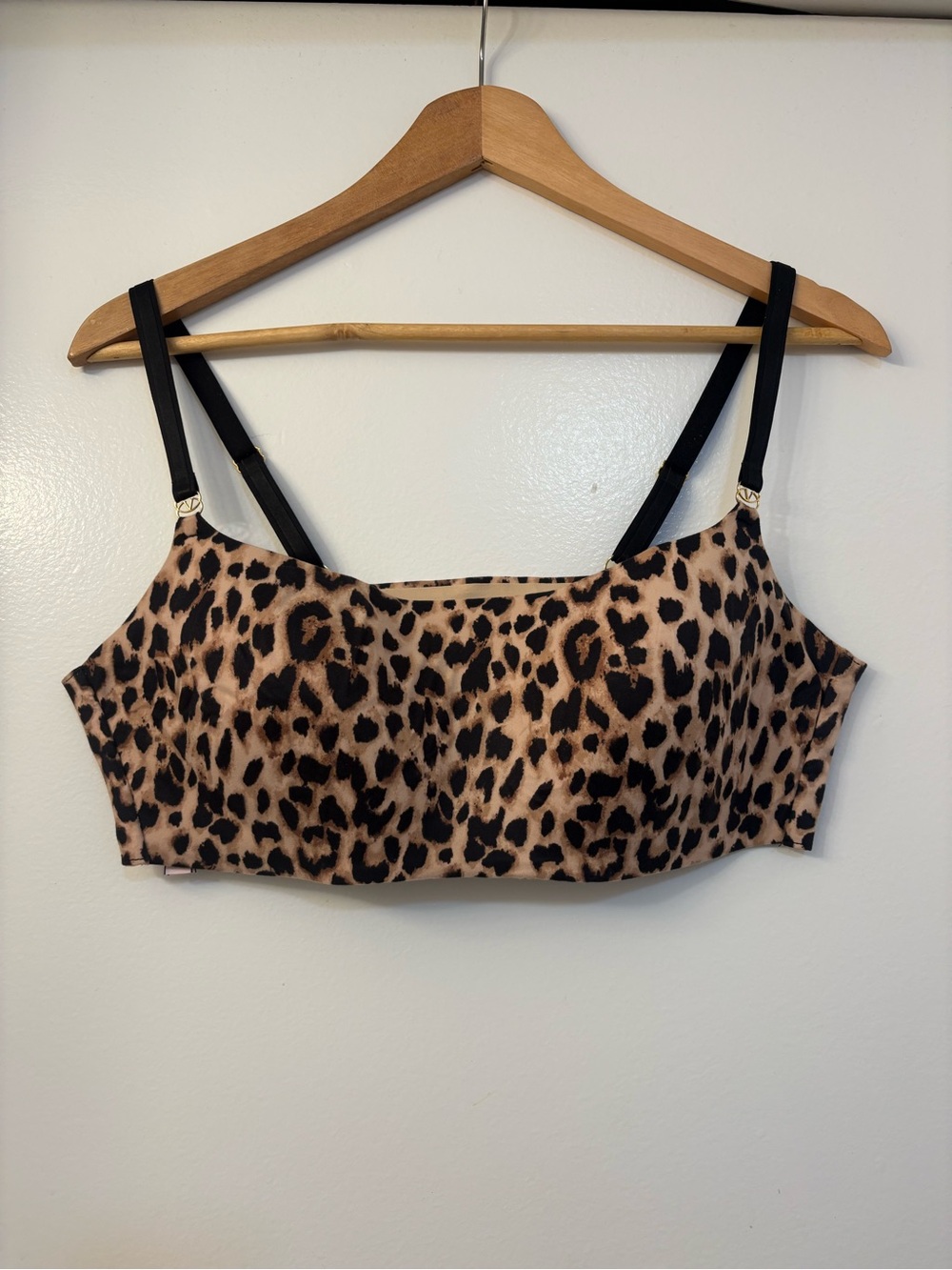 Victoria’s Secret Leopard Bandeau with gold emblems